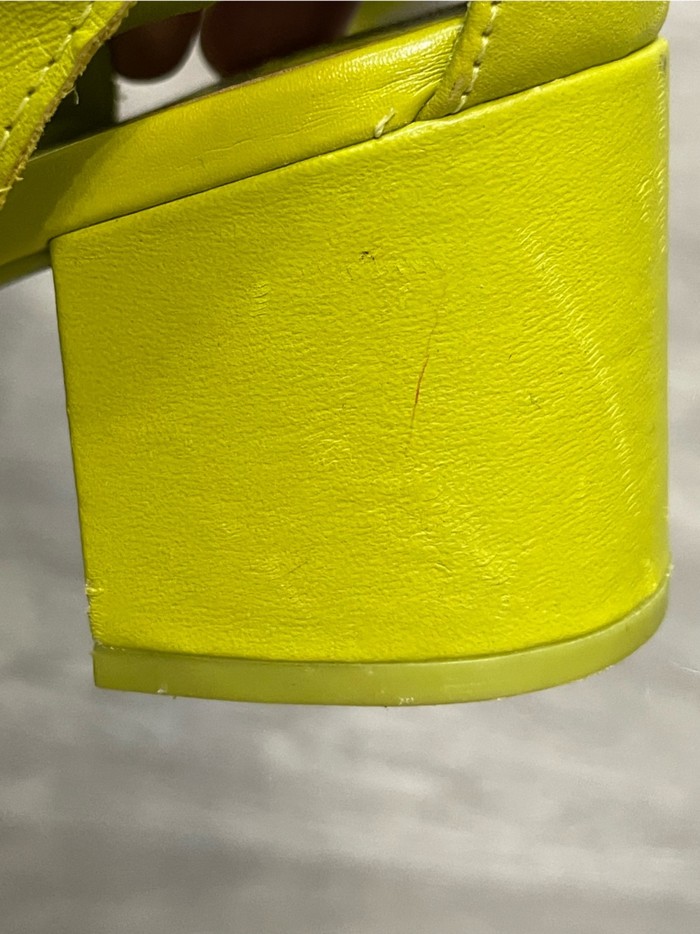 Arezzo Bright Green Strappy Heel Sandals Fairy Festival Vacation Casual Party - Picture 13 of 16